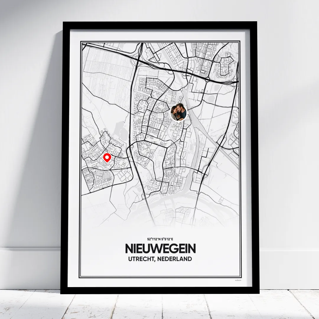 stadskaart Nieuwegein poster