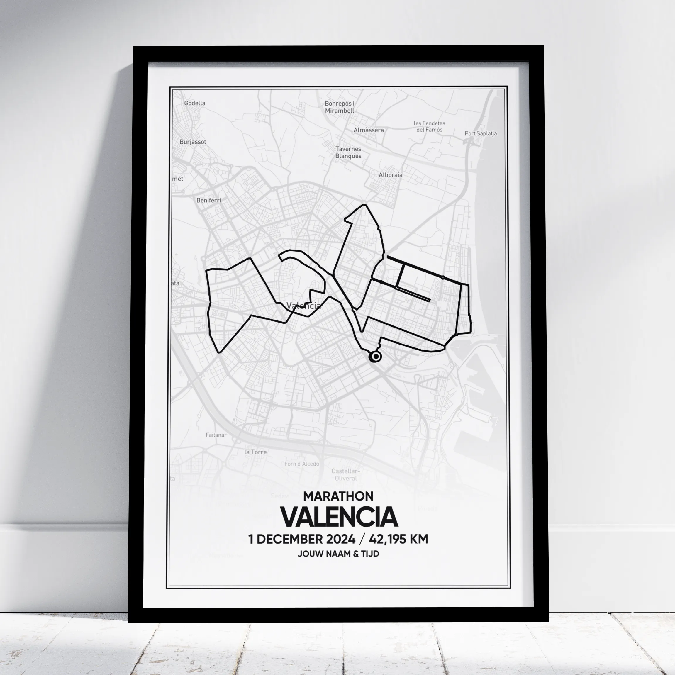 Marathon Valencia Poster Wallable