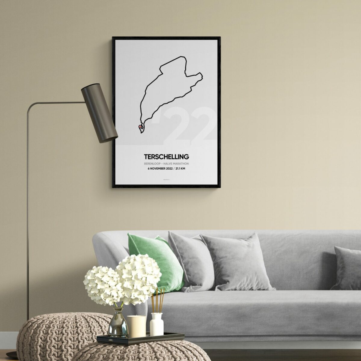 2022 Berenloop Terschelling Halve Marathon Poster