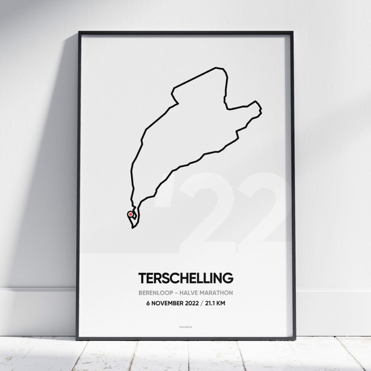 2022 Berenloop Terschelling Halve Marathon Poster