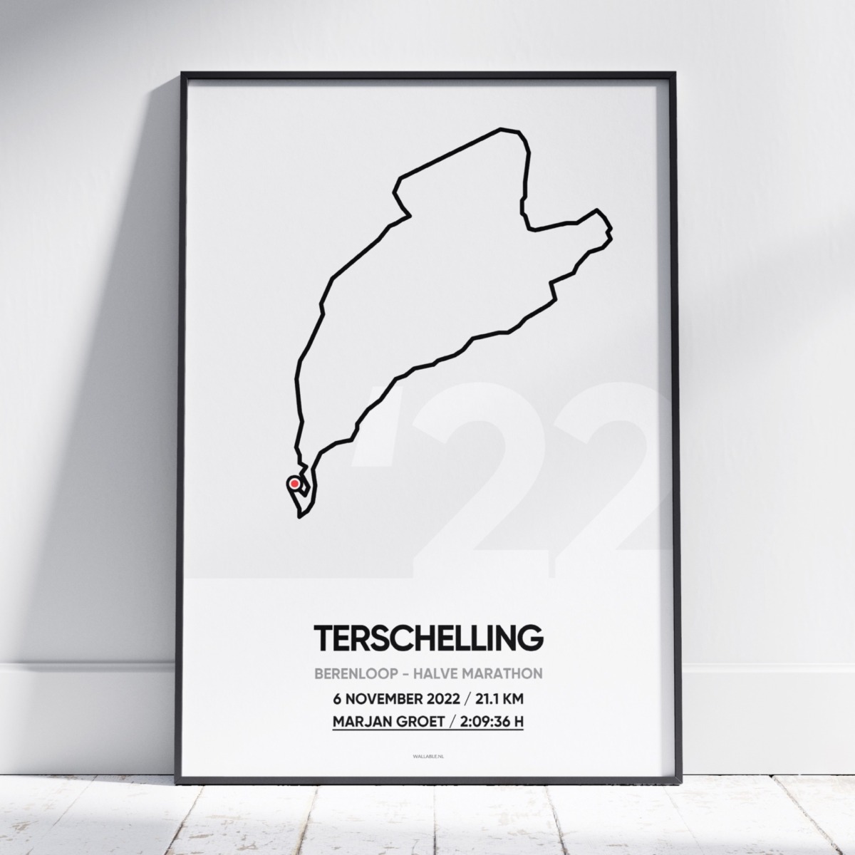 2022 Berenloop Terschelling Halve Marathon Poster