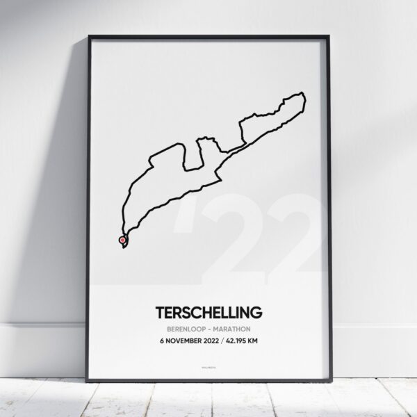 2022 Berenloop Terschelling Marathon Poster