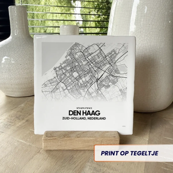Den Haag stadskaart tegeltje
