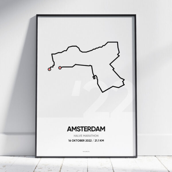 2022 Halve Marathon Amsterdam Poster