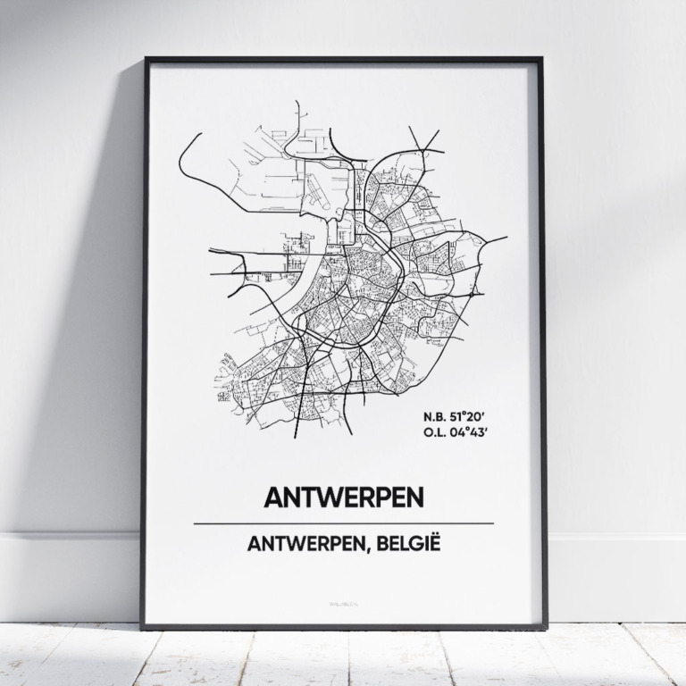 Antwerpen stad poster