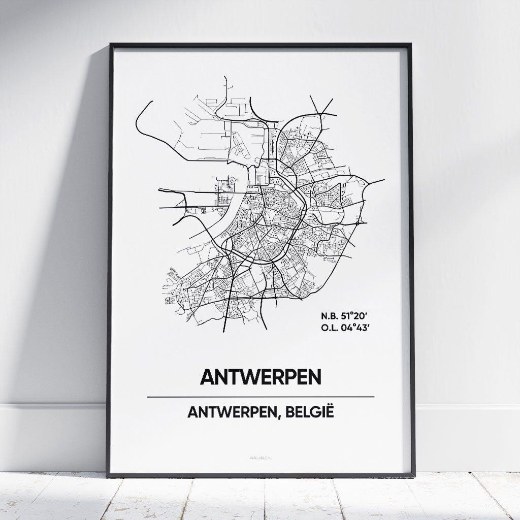 Antwerpen stad poster Antwerpen stad poster