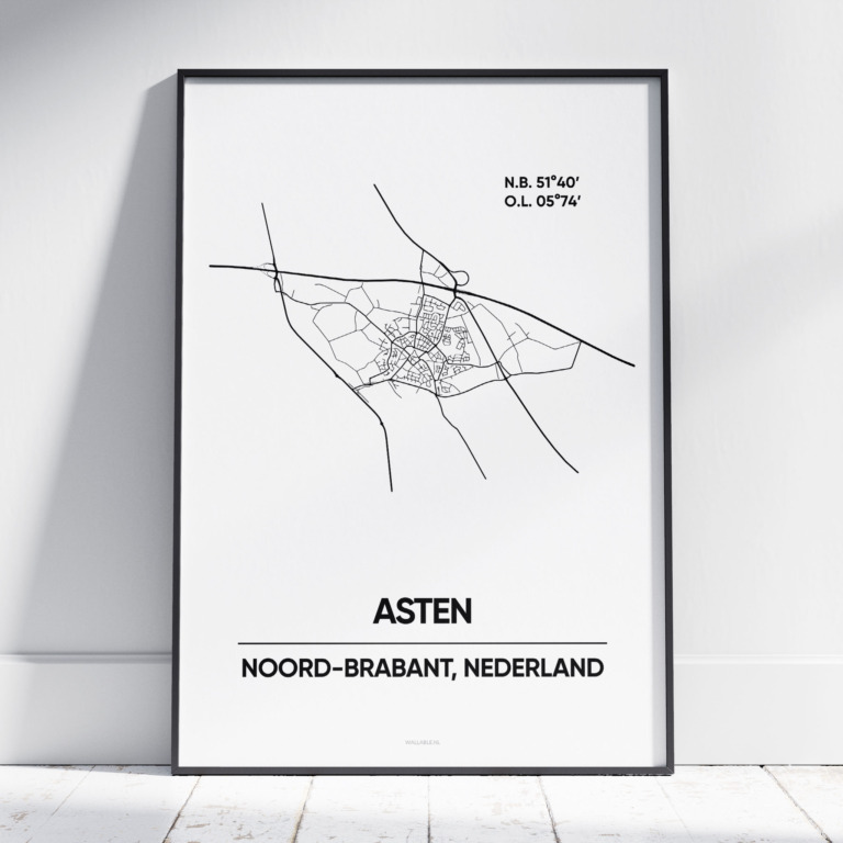 Asten stad poster