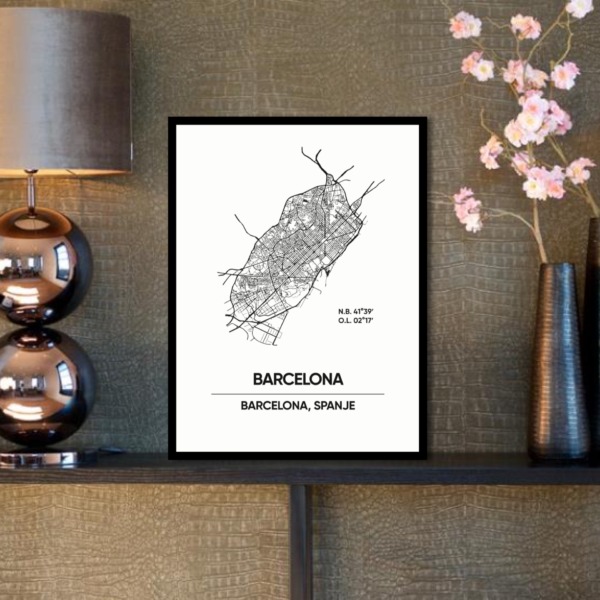 Barcelona stad poster