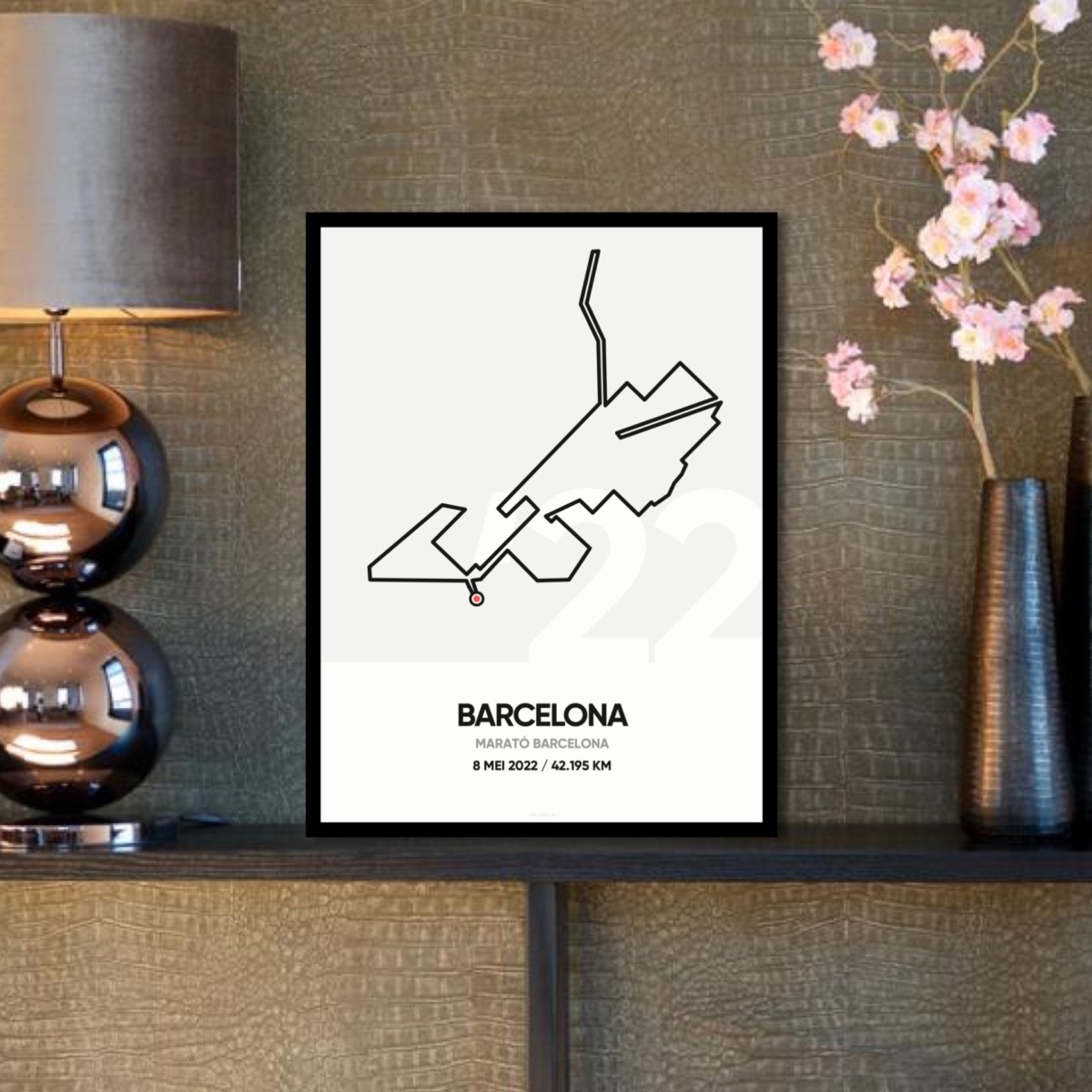 2022 Marathon Barcelona poster