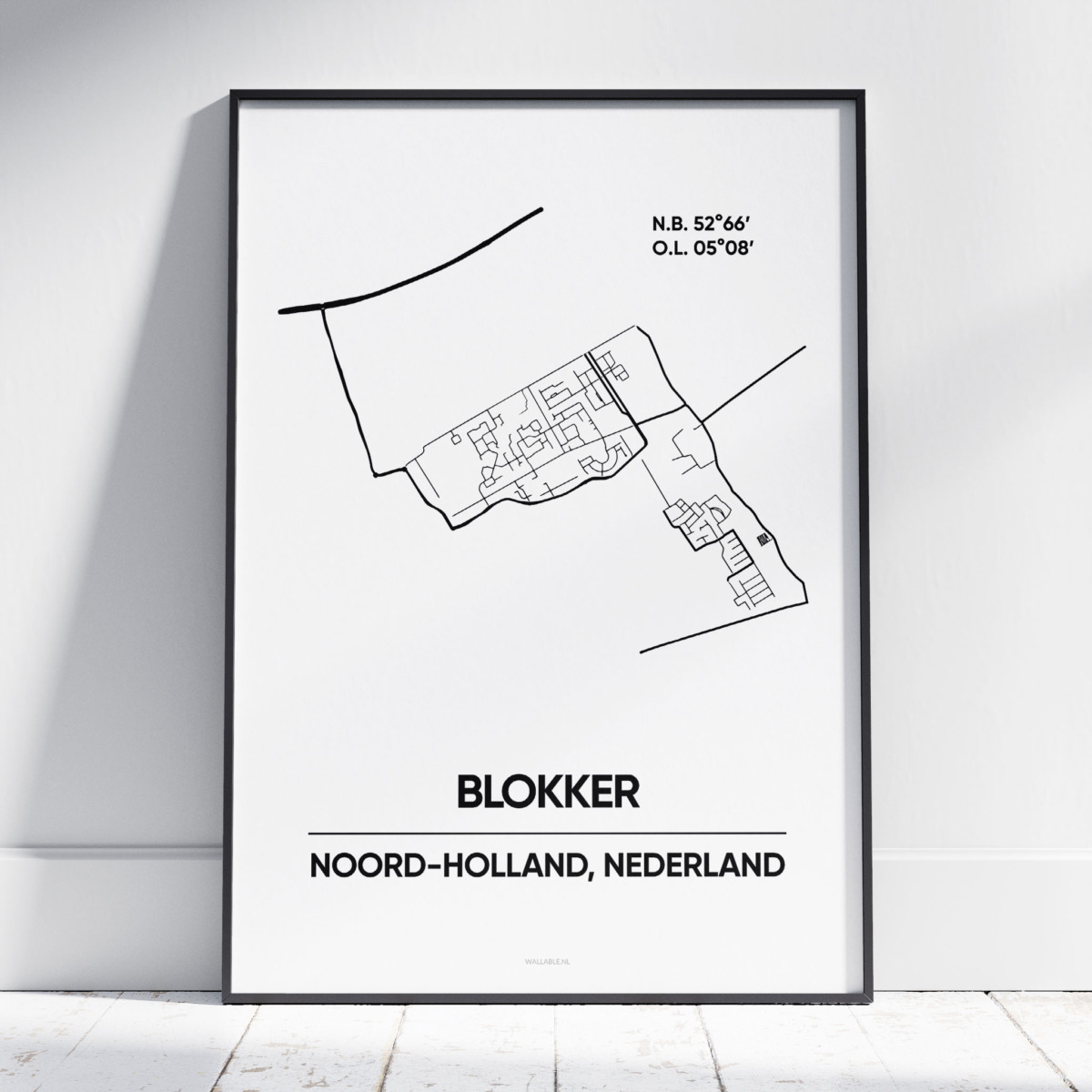 Blokker stad poster