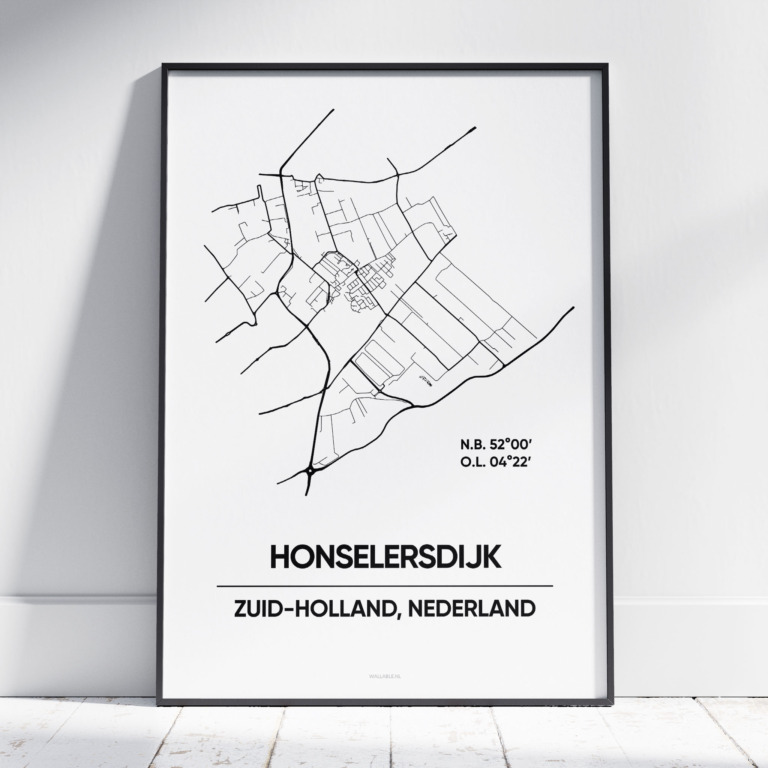 Honselersdijk stad poster