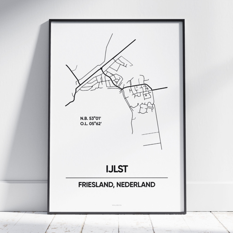IJlst stad poster