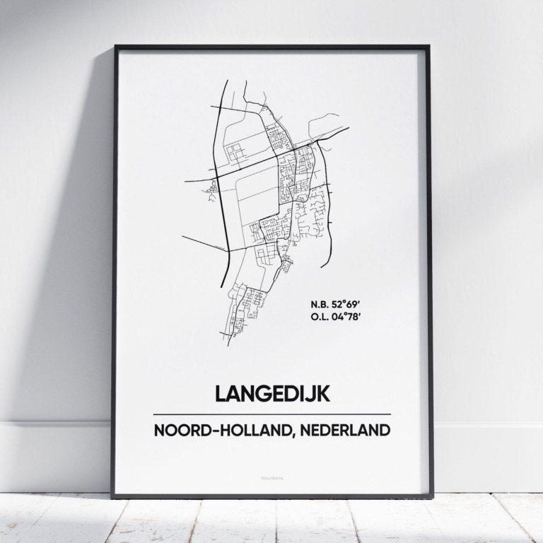 Langedijk stad poster