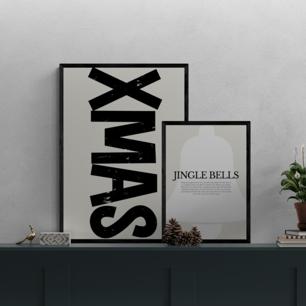 X-mas & Jingle bells poster