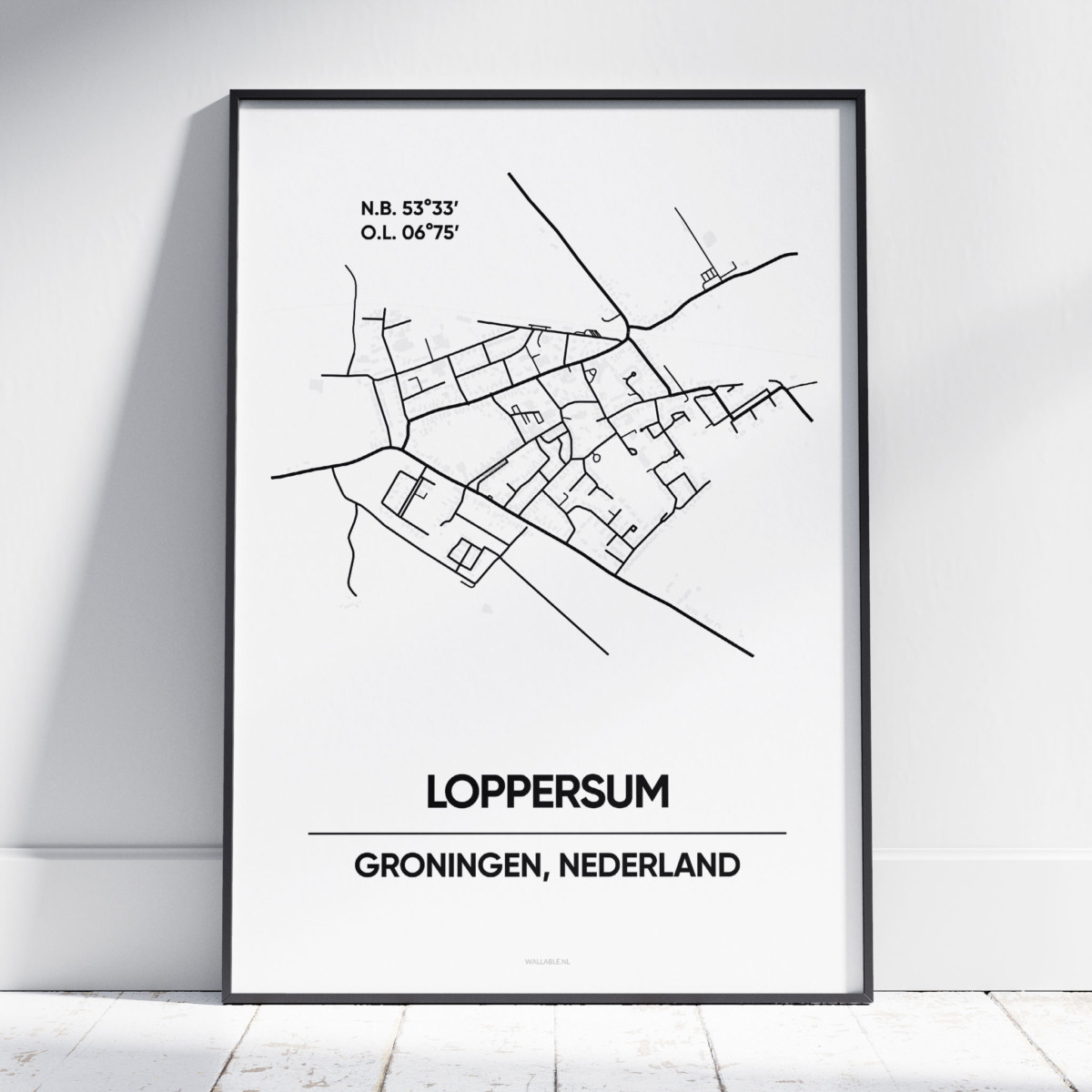 Loppersum stad poster