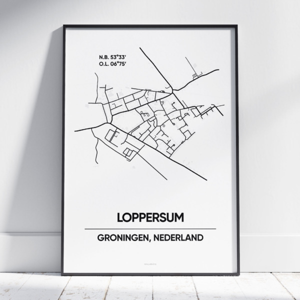 Loppersum stad poster
