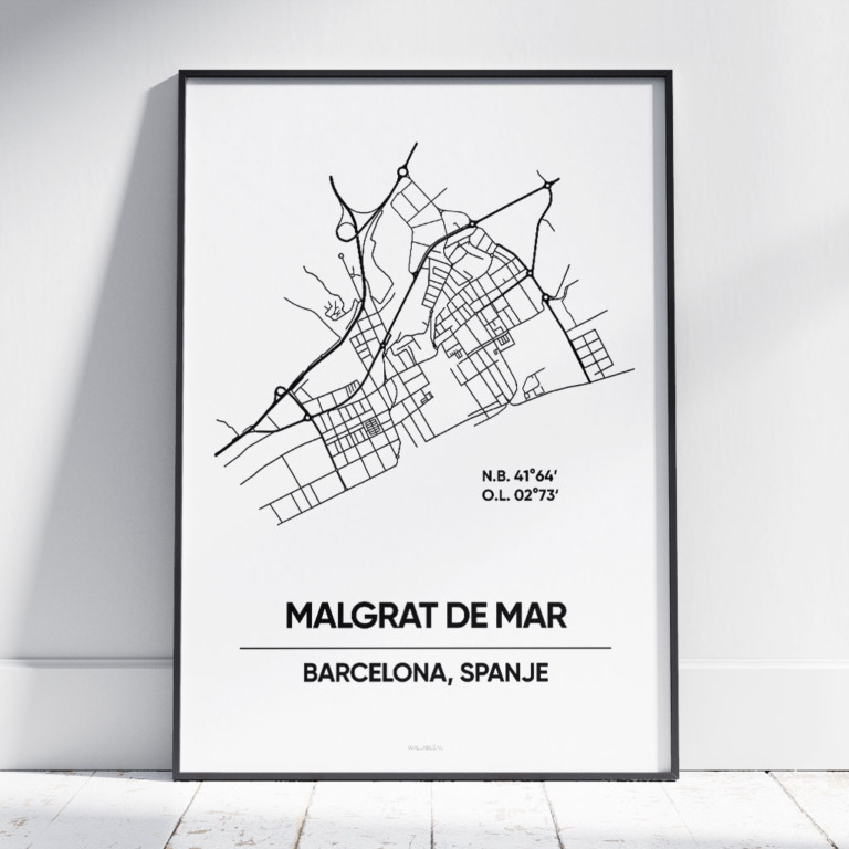 Malgrat de mar stad poster