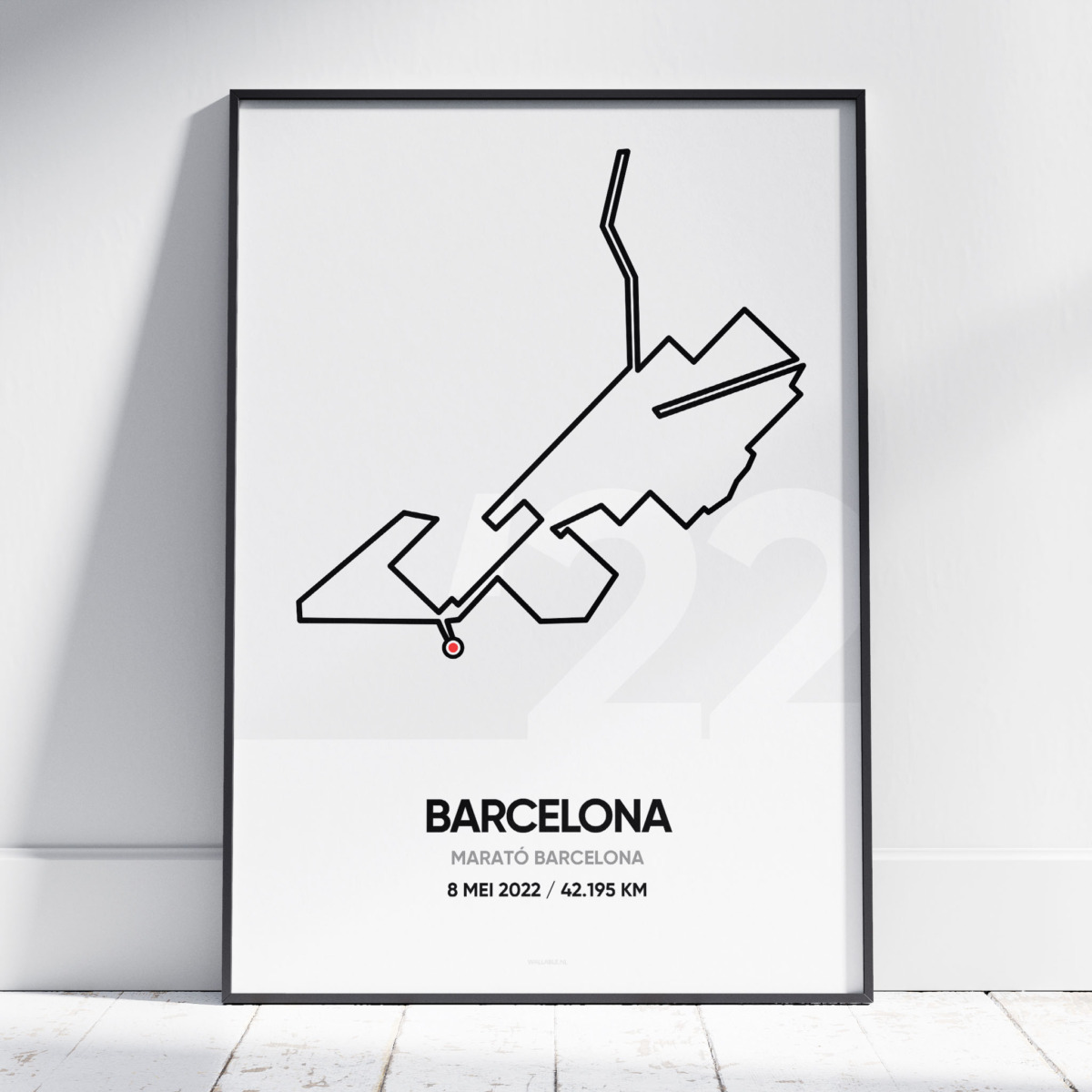 2022 Marathon Barcelona poster 2022 Marathon Barcelona poster