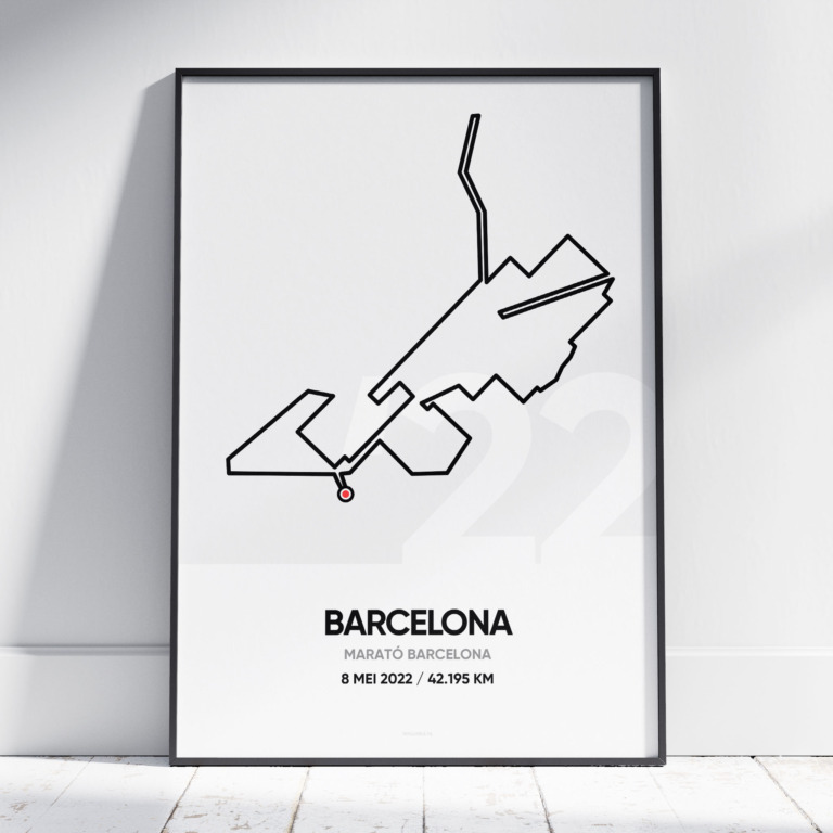 2022 Marathon Barcelona poster