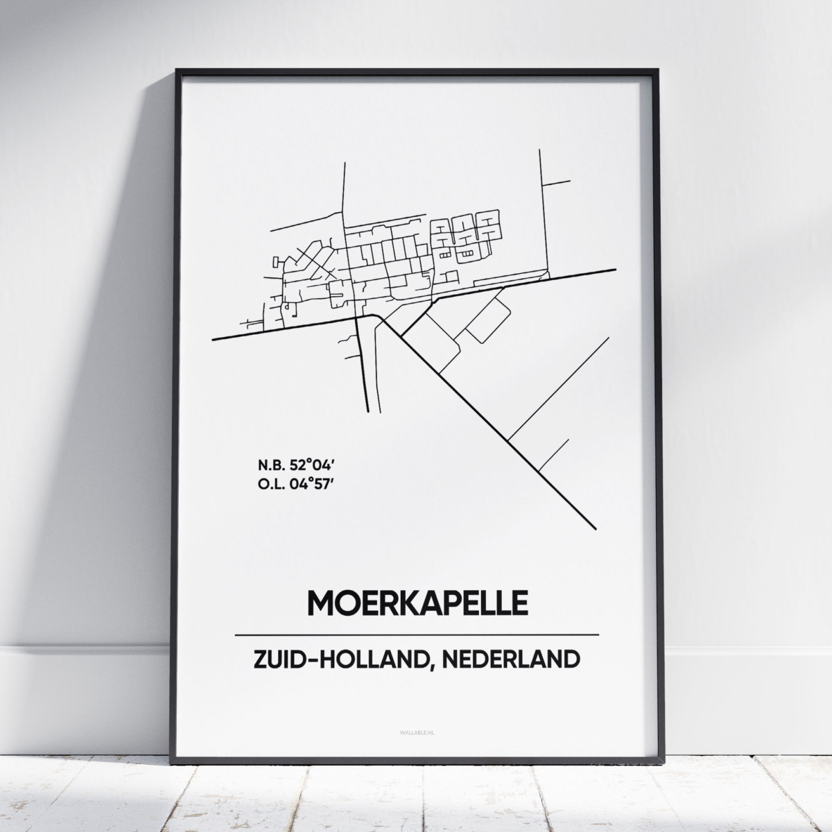 Moerkapelle stad poster Moerkapelle stad poster