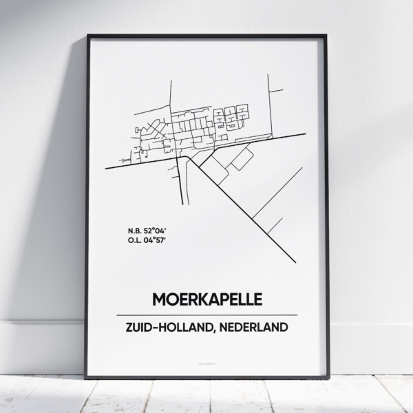 Moerkapelle stad poster