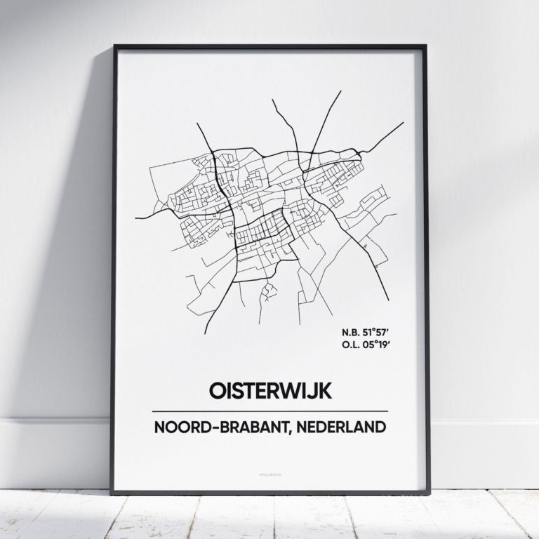 Oisterwijk stad poster