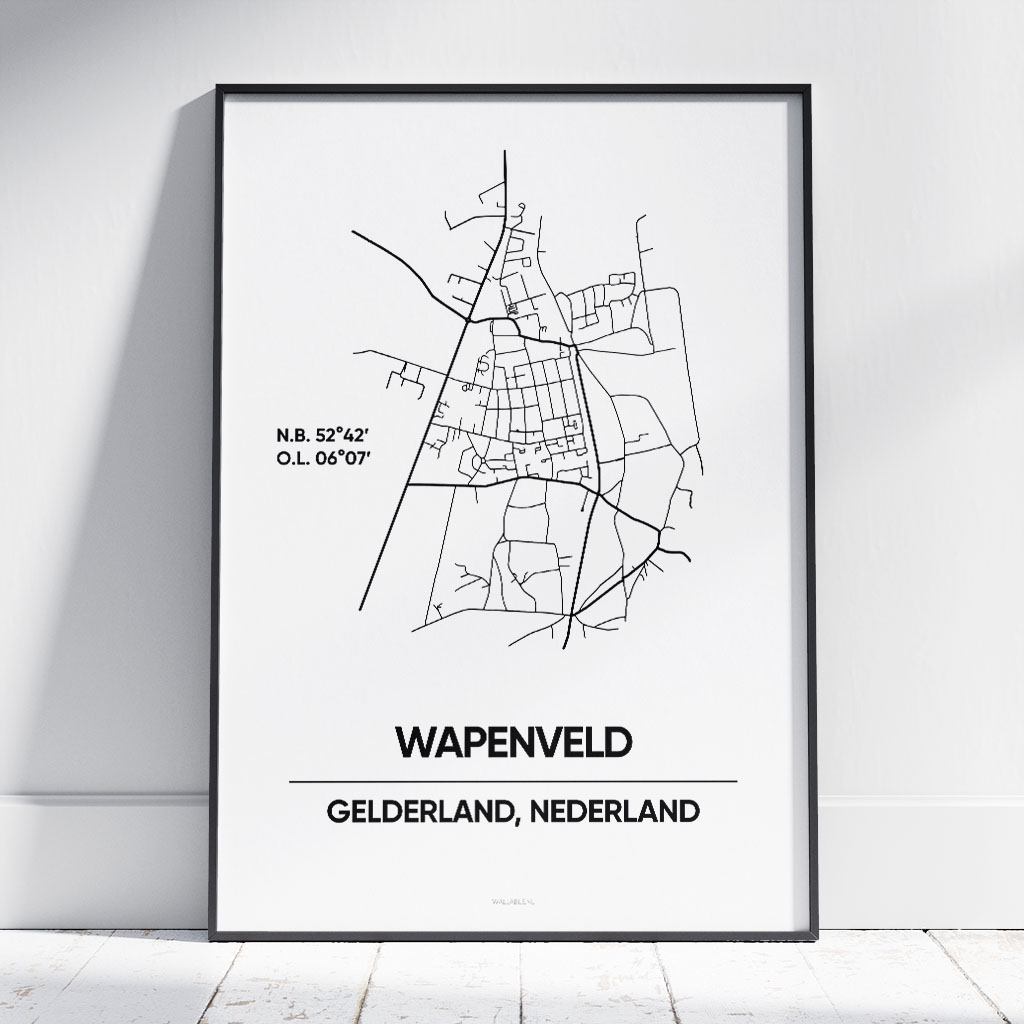 Wapenveld stad poster Wapenveld stad poster