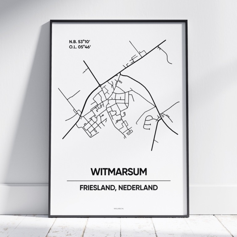 Witmarsum stad poster