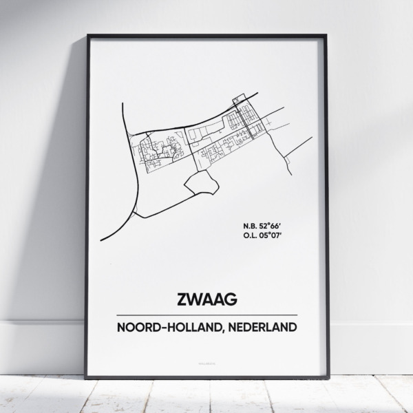 Zwaag stad poster