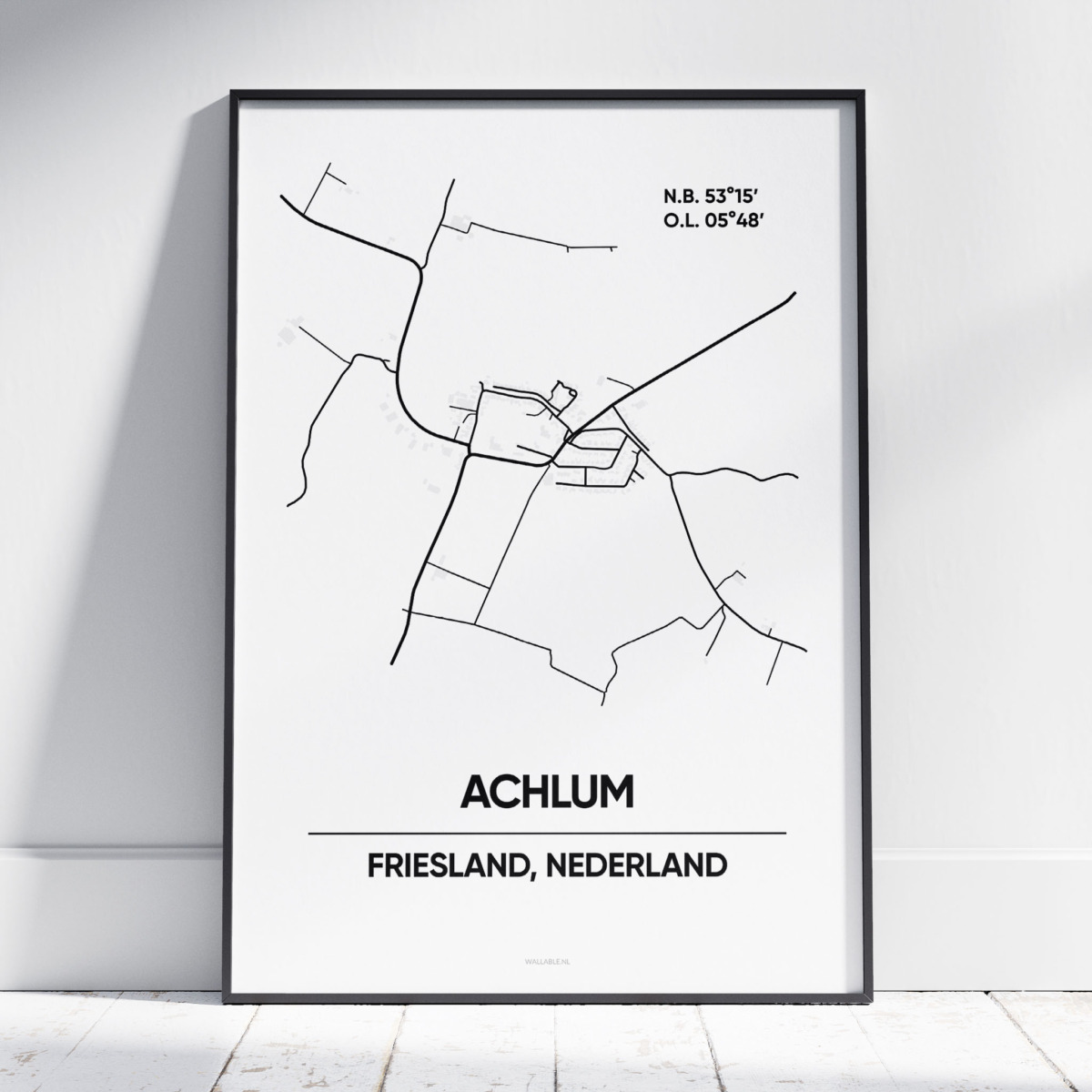 Achlum stad poster Achlum stad poster