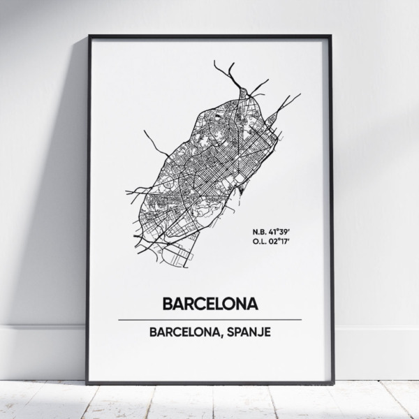 Barcelona stad poster