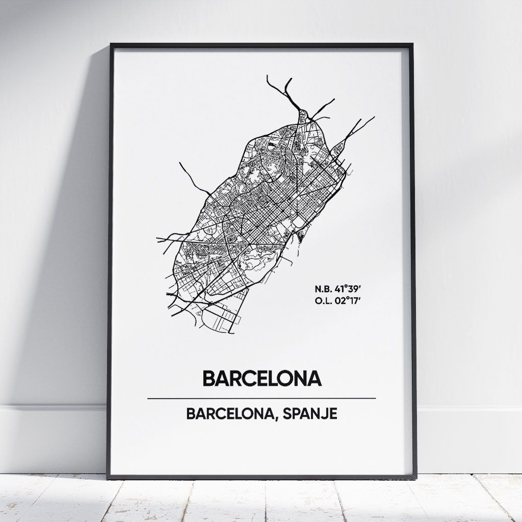 Barcelona stad poster
