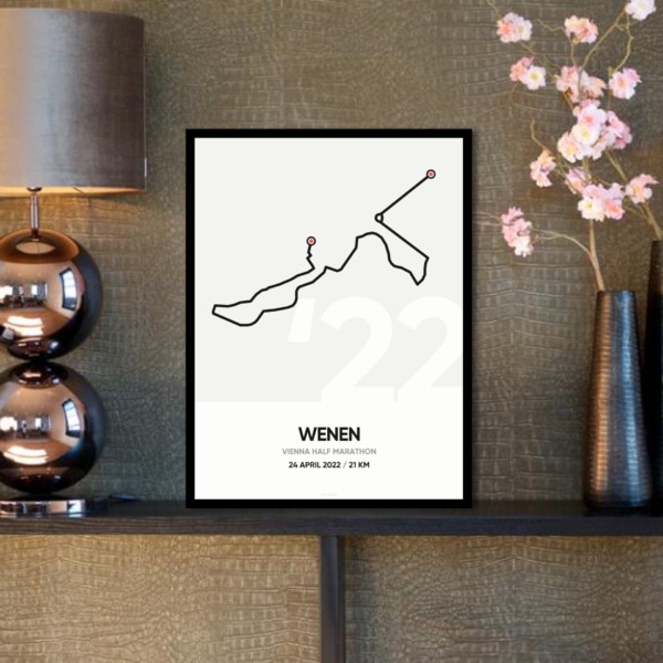 2022 Halve marathon Wenen poster