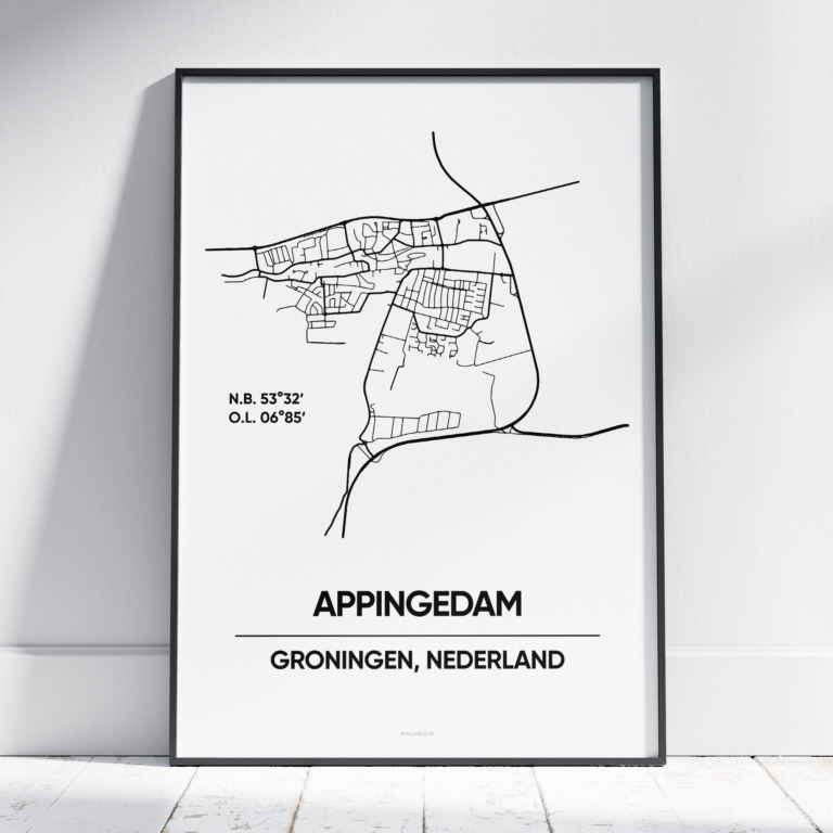 Appingedam stad poster