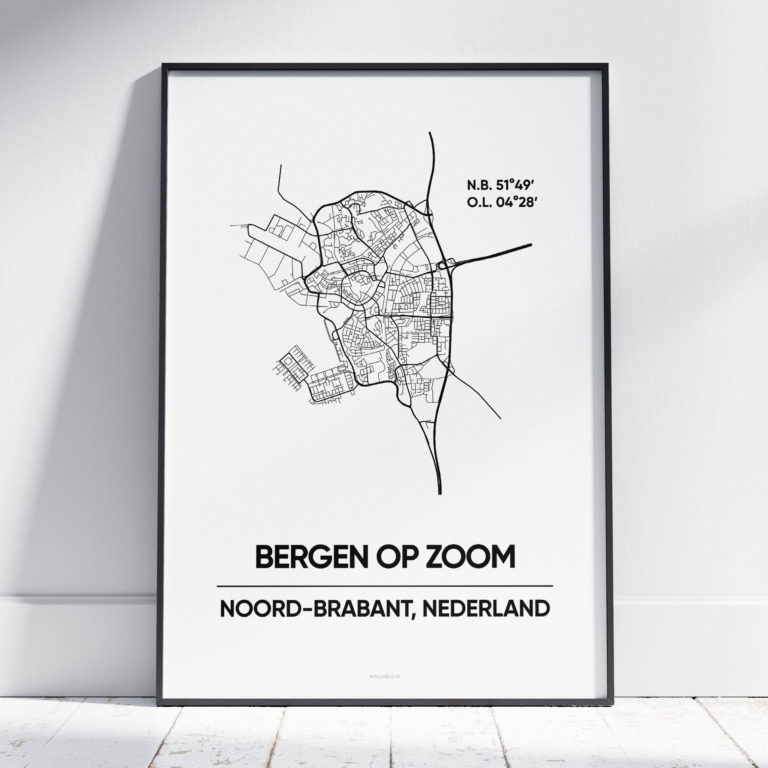 Bergen op Zoom stad poster