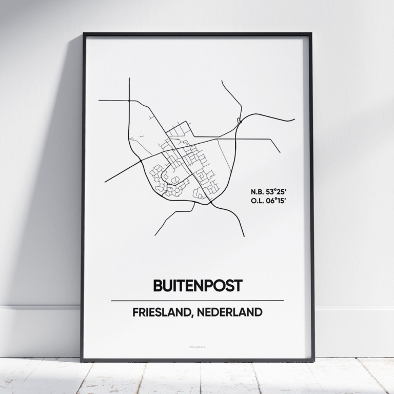 Buitenpost stad poster