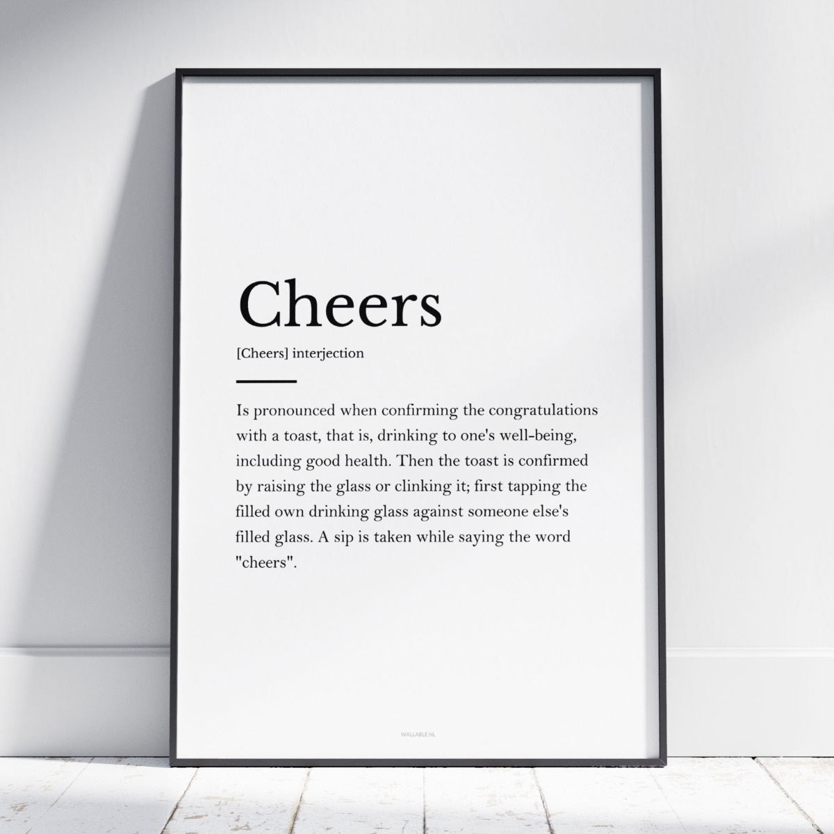 Cheers poster