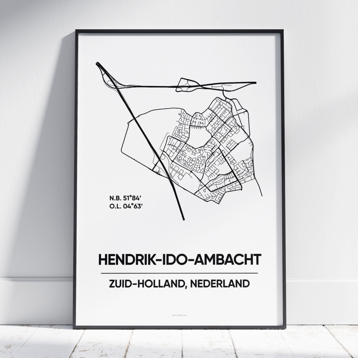 Hendrik-Ido-Ambacht stad poster Hendrik-Ido-Ambacht stad poster