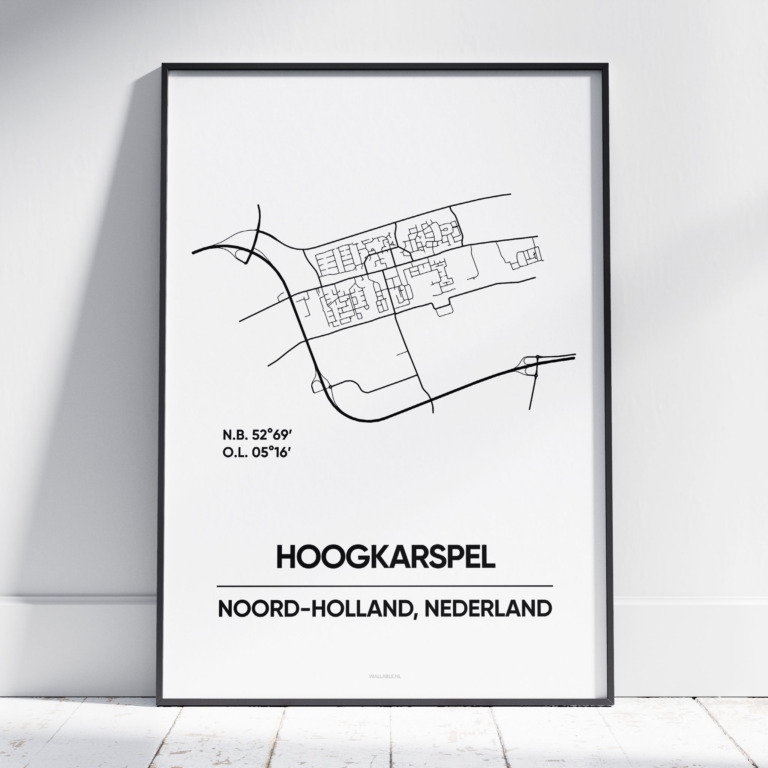 Hoogkarspel stad poster
