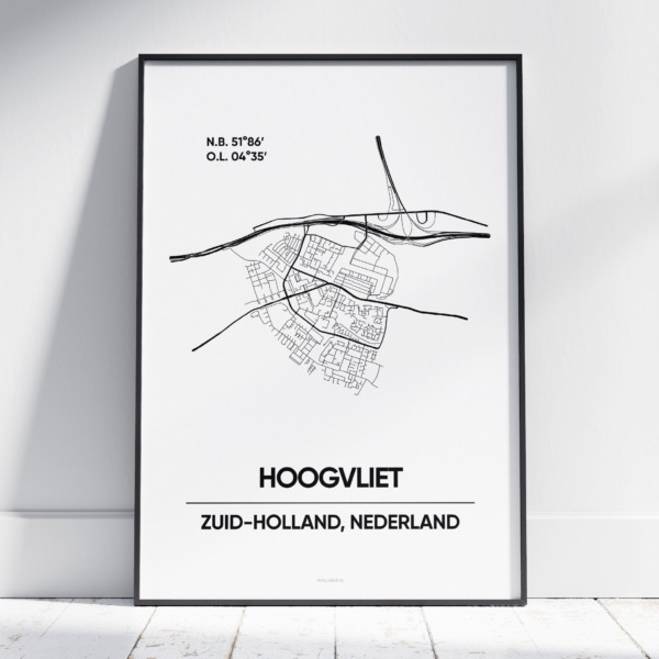 Hoogvliet stad poster