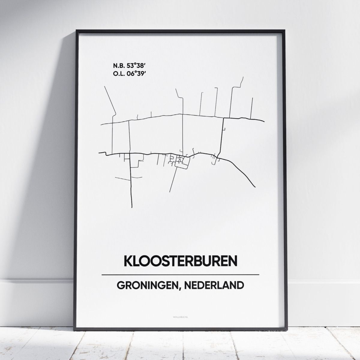 Kloosterburen stad poster