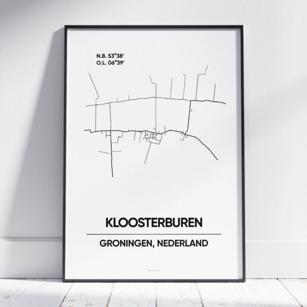 Kloosterburen stad poster