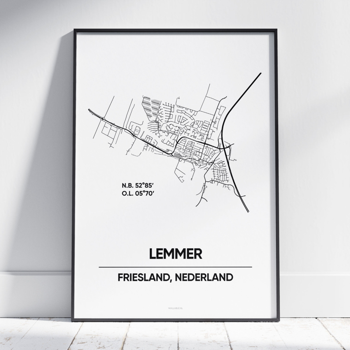 Lemmer stad poster Lemmer stad poster