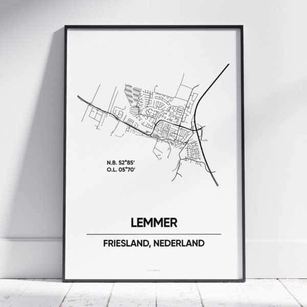 Lemmer stad poster