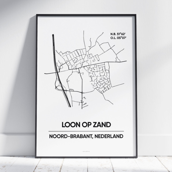 Loon op Zand stad poster