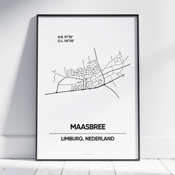 Maasbree stad poster