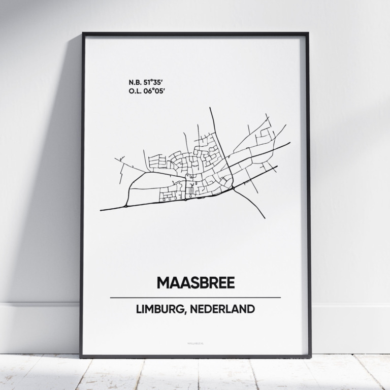 Maasbree stad poster