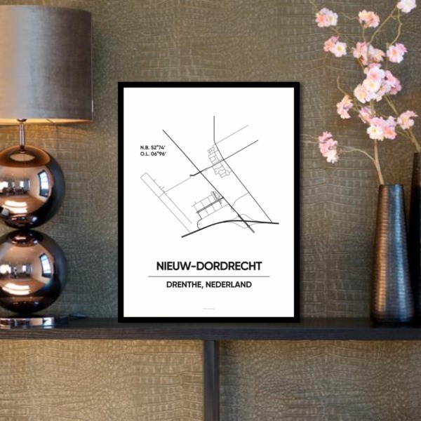 Nieuw-Dordrecht stad poster