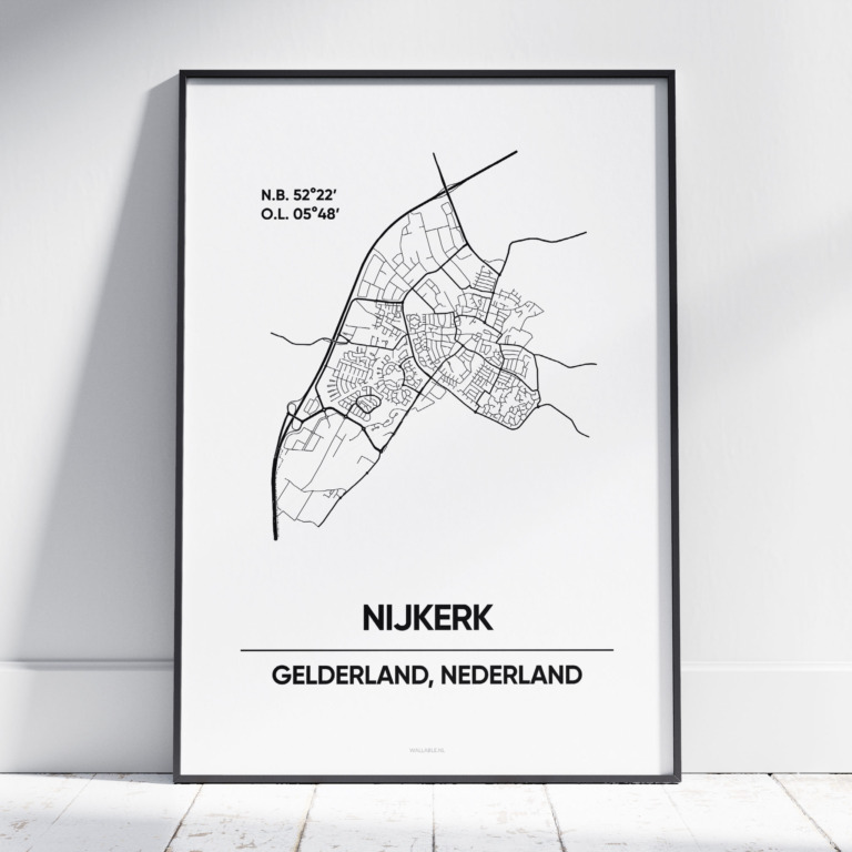 Nijkerk stad poster