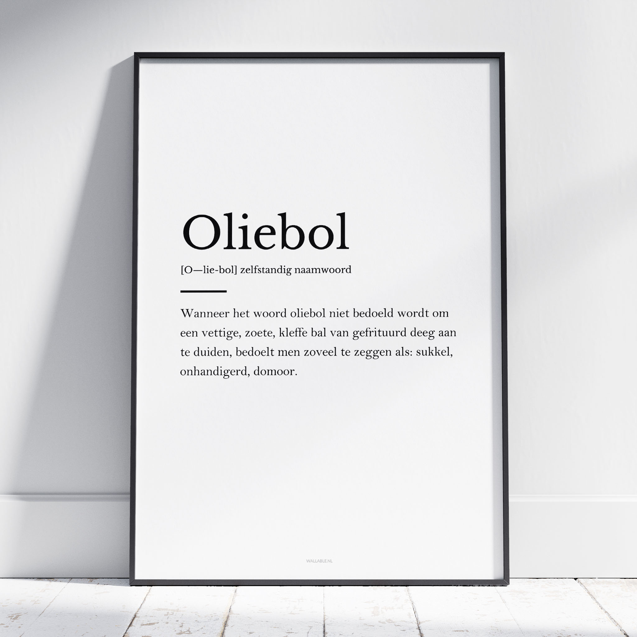 Oliebol Poster Wallable